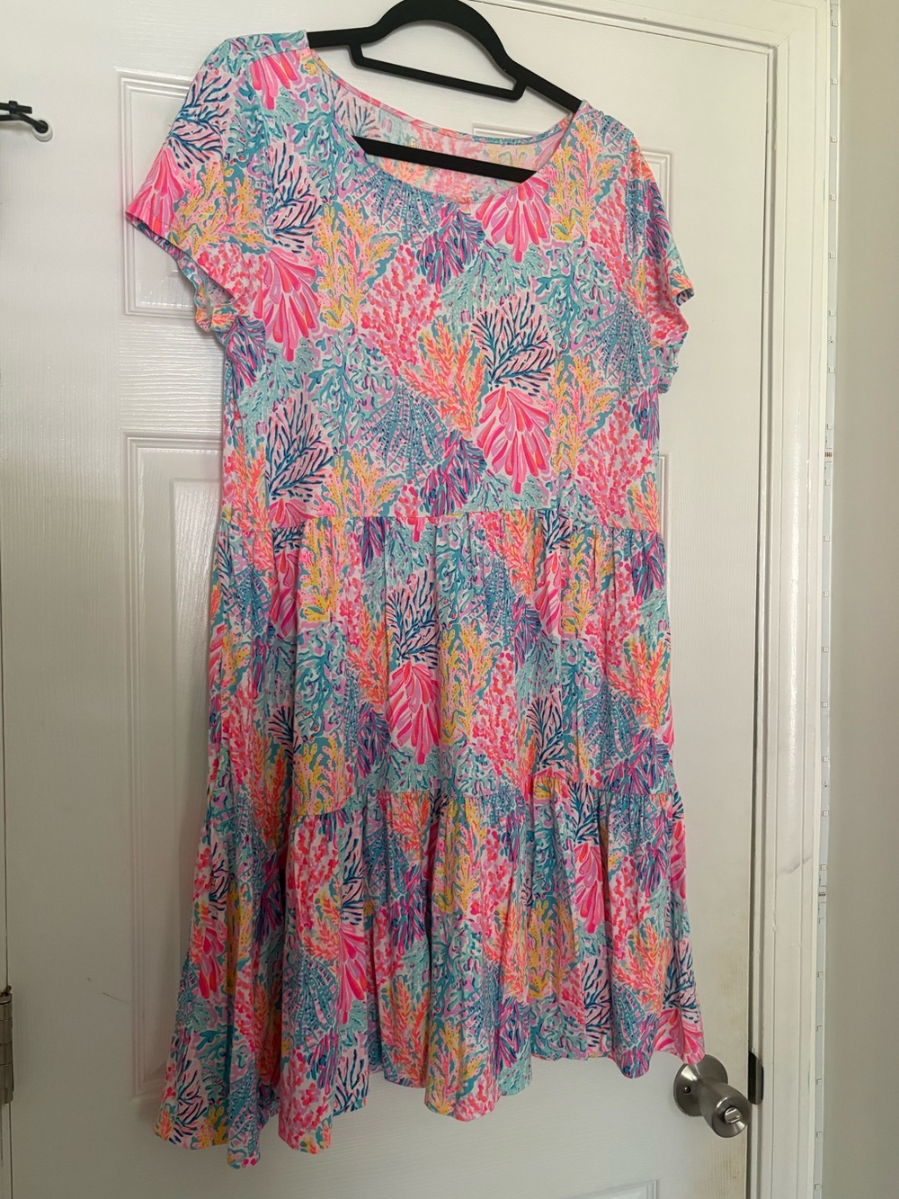 Lilly Pulitzer Geanna Swing Dress in the print "Splashdance"